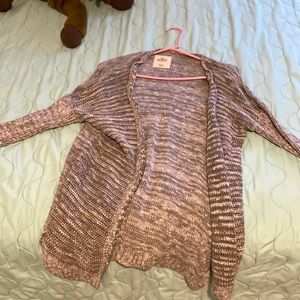 Hollister cardigan cozy gray